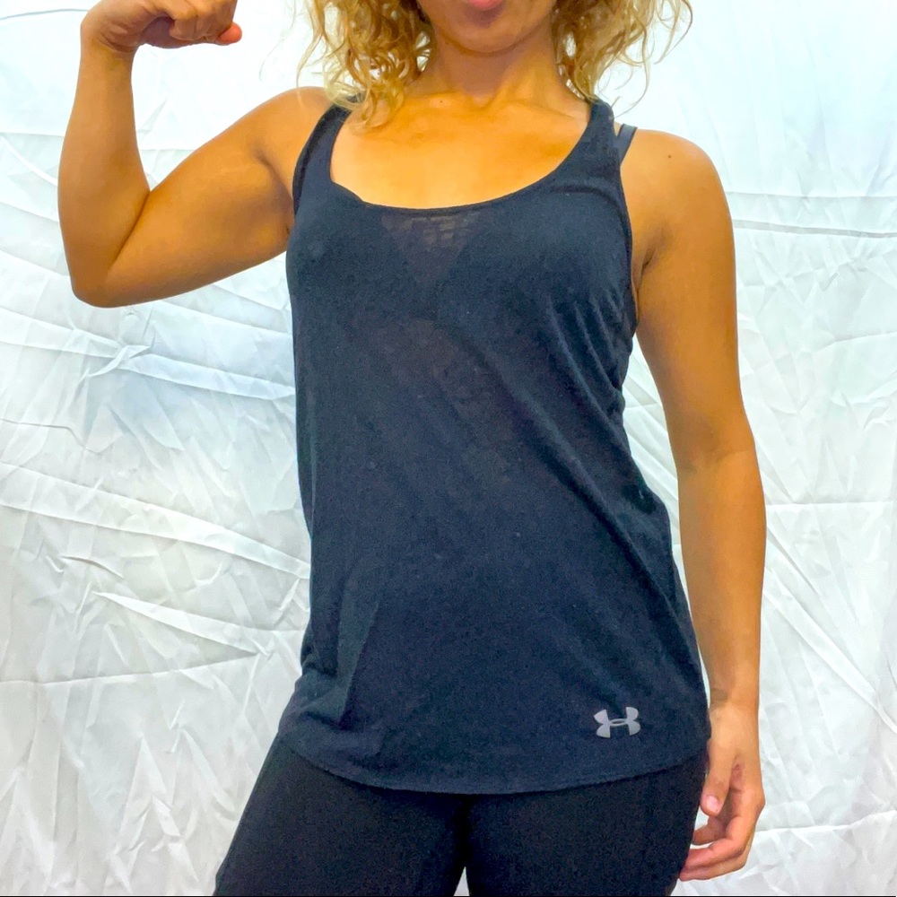 UnderArmour black workout tank